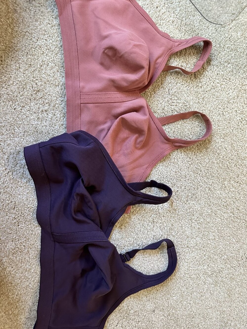 (2) SOMA Embraceable Wireless Unlined Full Coverage Bra, size 44DD